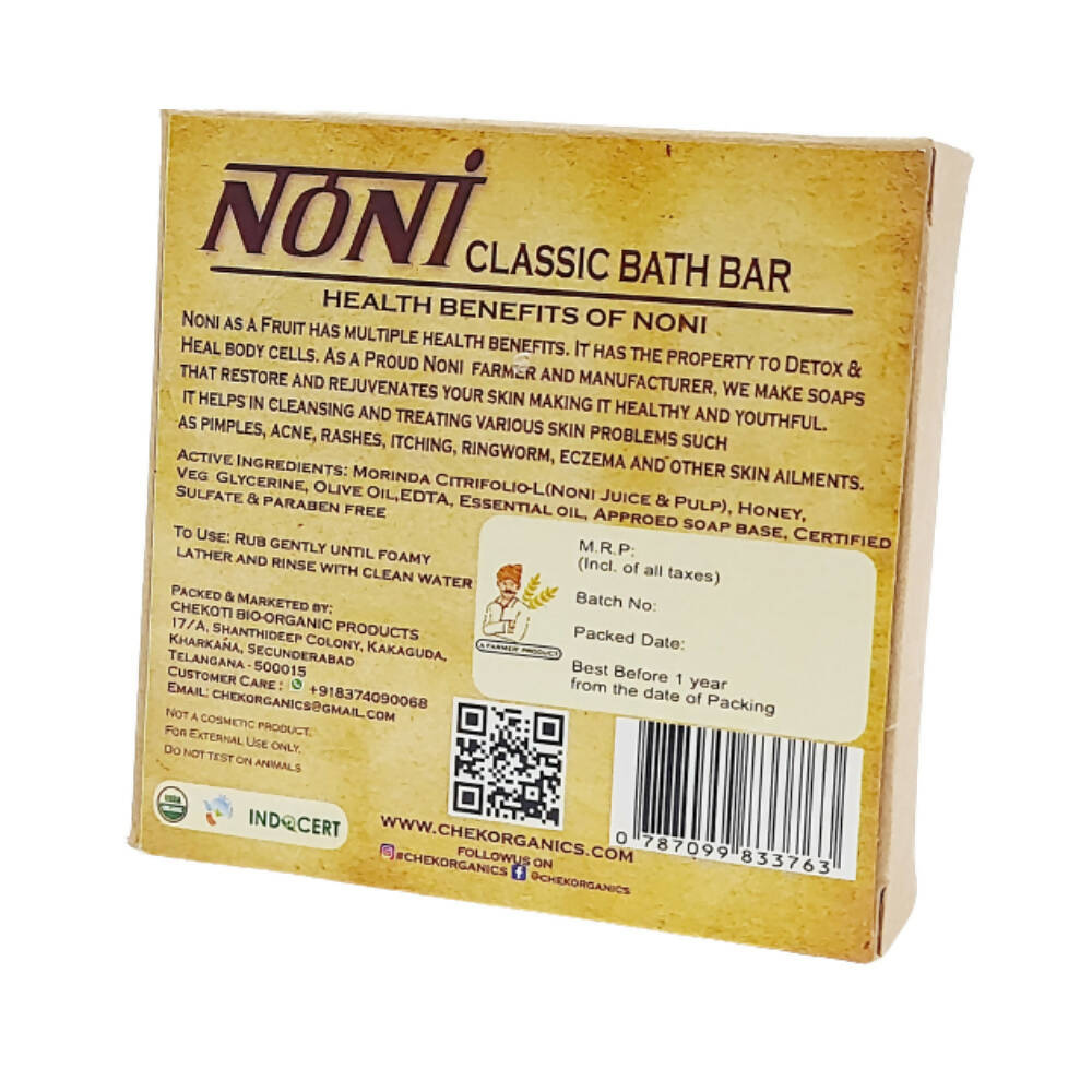 Chek Organics Body Hues Noni Fruit Classic Bath Bar | Grocsy