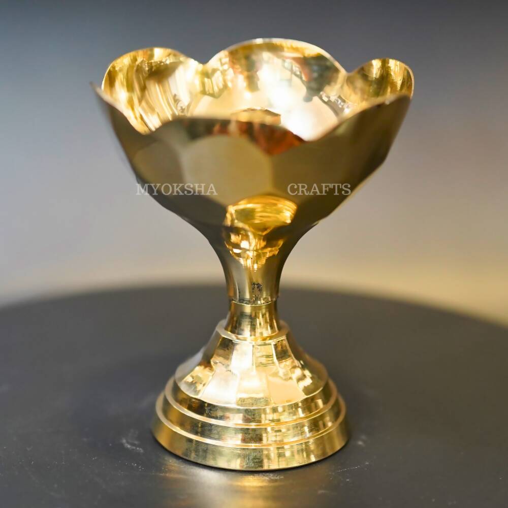Brass Diamond Diya | Grocsy