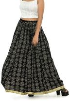 Mominos Fashion Moeza Cotton Black Printed Lehenga (Lancha) | Grocsy