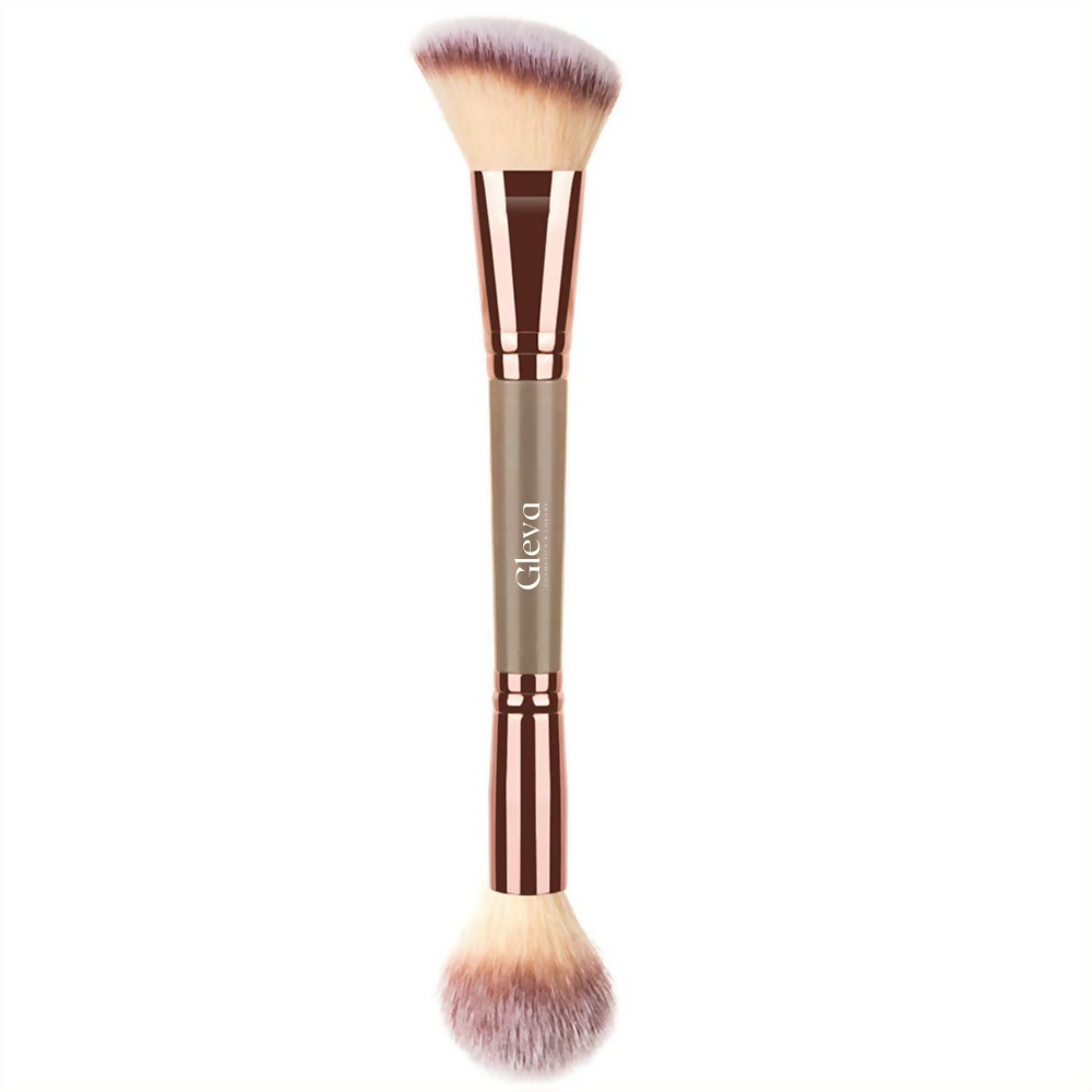 Gleva Multipurpose Kabuki Makeup Brush Dual-Ended Foundation Brush | Grocsy