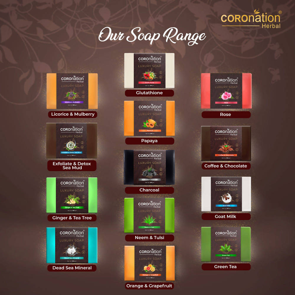 Coronation Herbal Coffee & Chocolate Luxury Soap | Grocsy