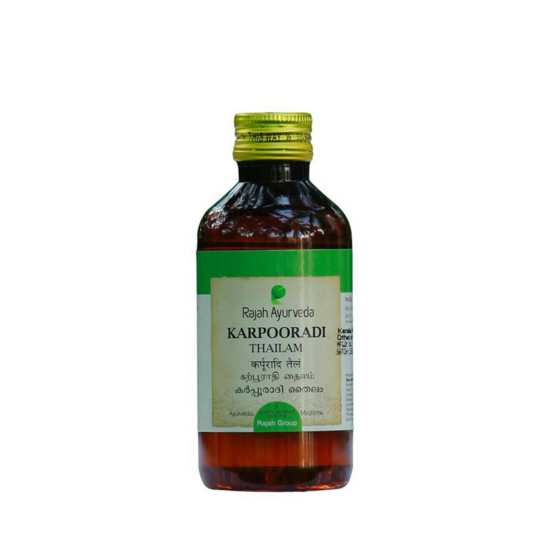 Rajah Ayurveda Karpooradi Thailam | Grocsy