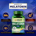 Himalayan Organics Melatonin 10 mg Vegetarian Tablets | Grocsy