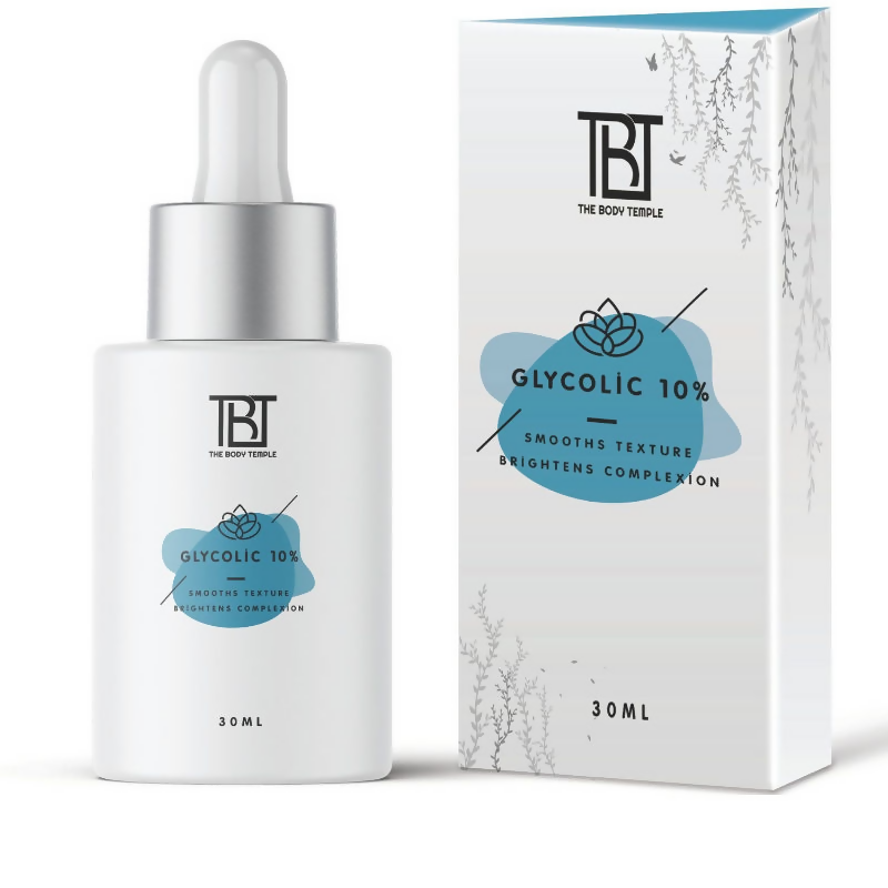 The Body Temple Glycolic 10% Face Serum | Grocsy