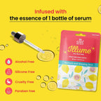 Chicnutrix Korean Illume Face Sheet Mask Infused With Lemon Essence Rich In Vitamin C Radiant and Glowing Skin, Korean Skincare | Grocsy