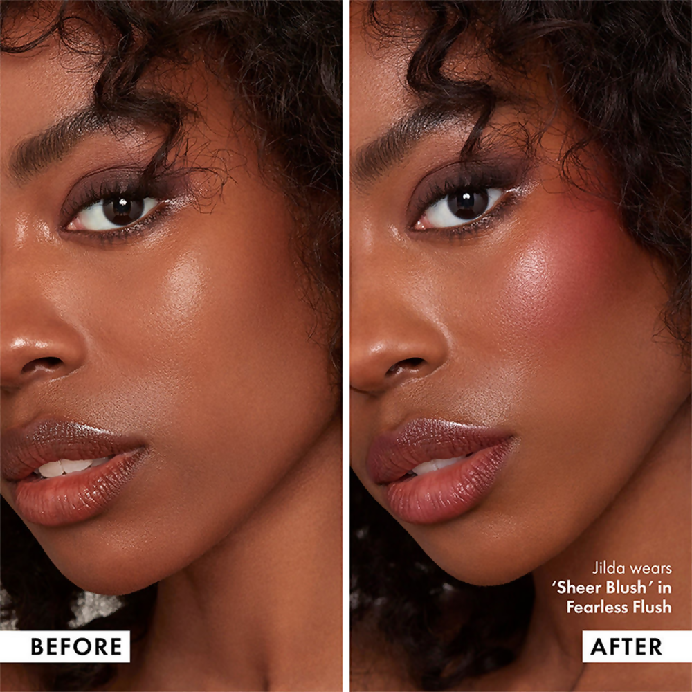 Iconic London Sheer Blush - Dark Red Fearless Flush | Grocsy