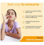 Zingavita Sharp Eye Gummies with Honey for Kids (2+ years) - Cranberry Flavor | Grocsy