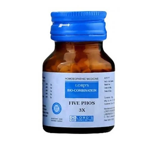 Lord's Homeopathy Five Phos Biocombination Tablets | Grocsy