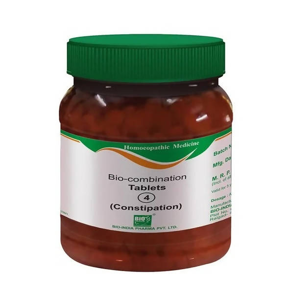 Bio India Homeopathy Bio-combination 4 Tablets | Grocsy