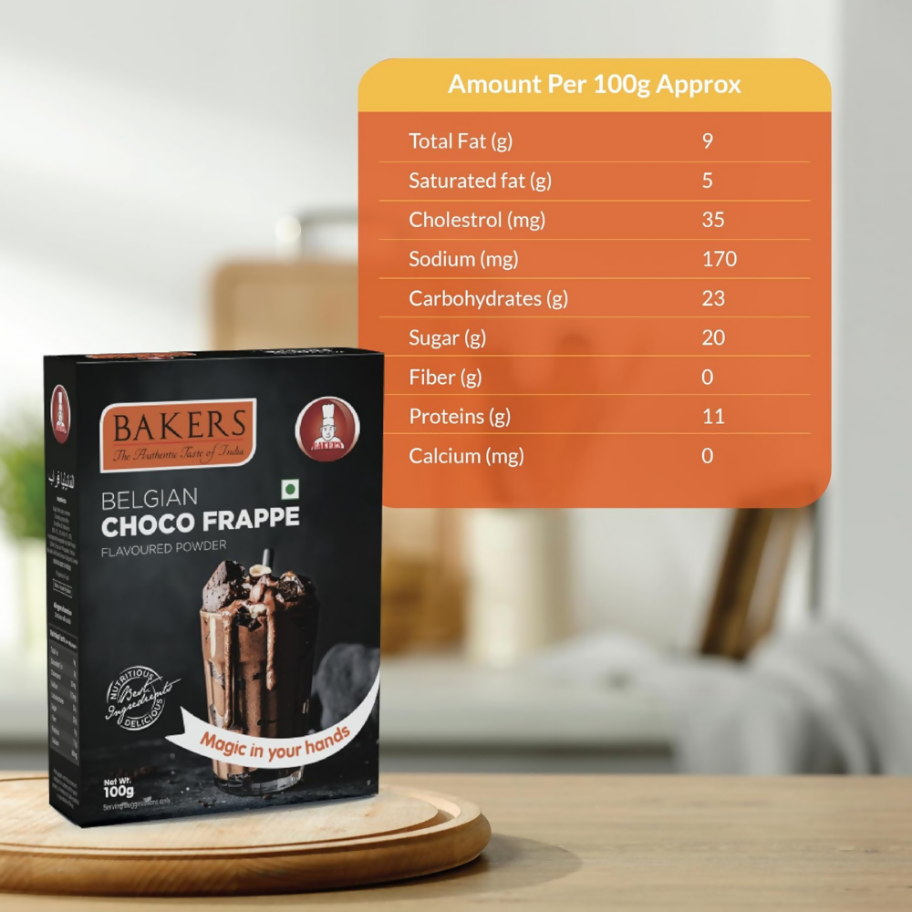BAKERS Belgian Choco Frappe Powder | Grocsy