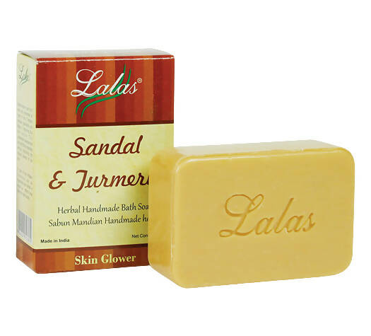 Lalas Sandal & Turmeric Handmade Herbal Bath Soap | Grocsy