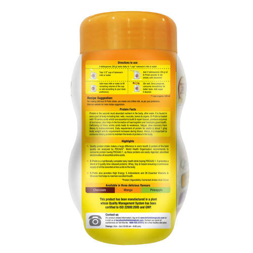 British Biologicals B-Protin Powder Mango Flavour | Grocsy
