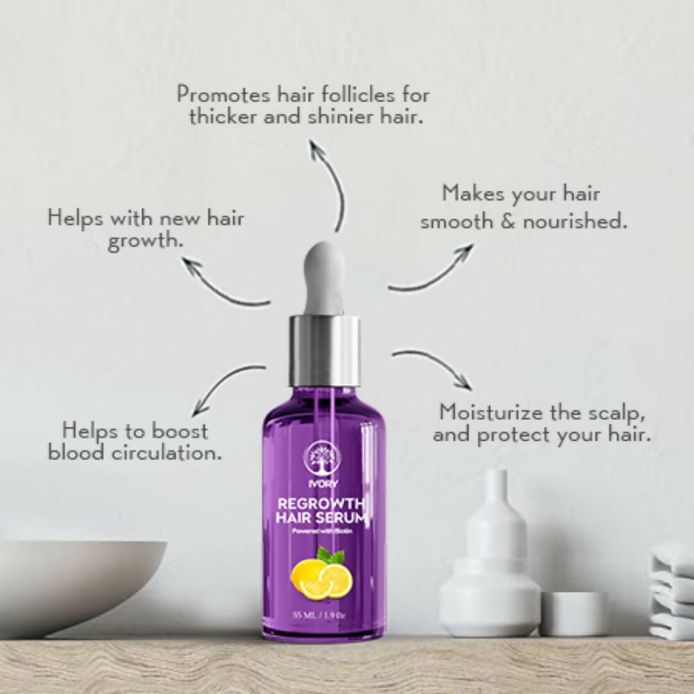 Ivory Natural Serum For Growth Of Hair For New Hair Roots & Encouraging Growth Of Hair | Grocsy