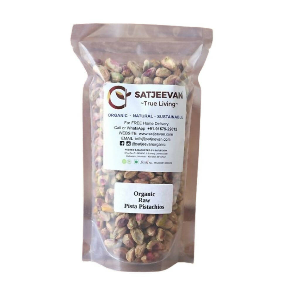 Satjeevan Organic Raw Pista Pistachios | Grocsy