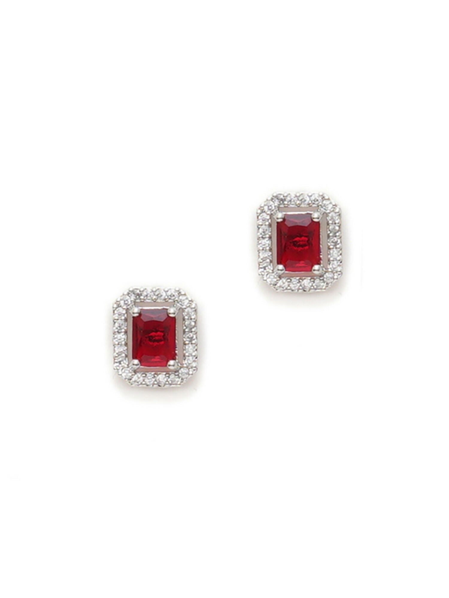 stone stud (Red) - Ruby Raang | Grocsy