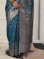 Shree Shyam Fashion Lichi Silk Light Pink Saree | Grocsy