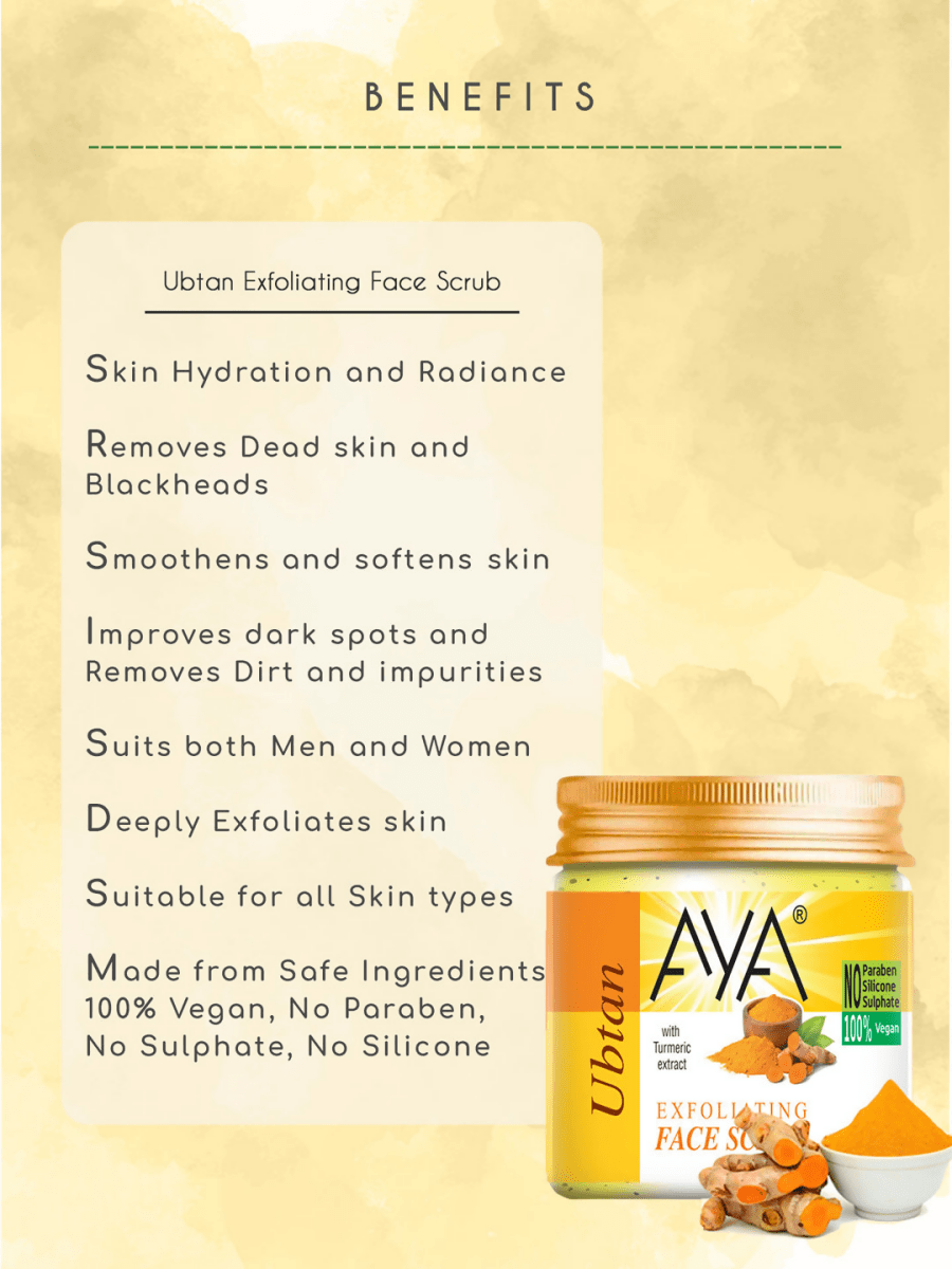 AYA Ubtan Exfoliating Face Scrub | Grocsy