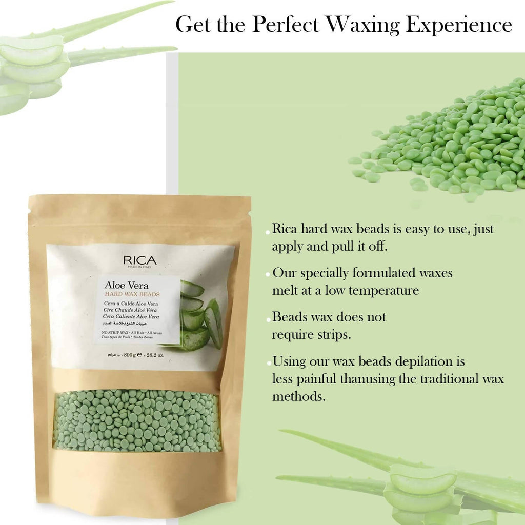 Rica Aloe Vera Hard Wax Beads | Grocsy