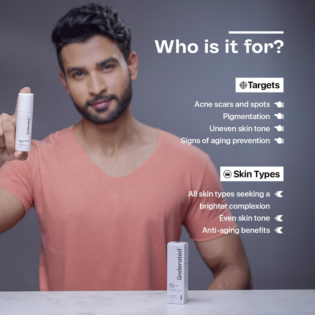 Underated Alpha Arbutin 2% Cream | Grocsy