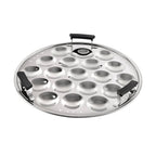 Cello Stainless Steel Induction Base Idli Cooker (Idly Maker) And Multi Kadhai Set of 6 | Grocsy