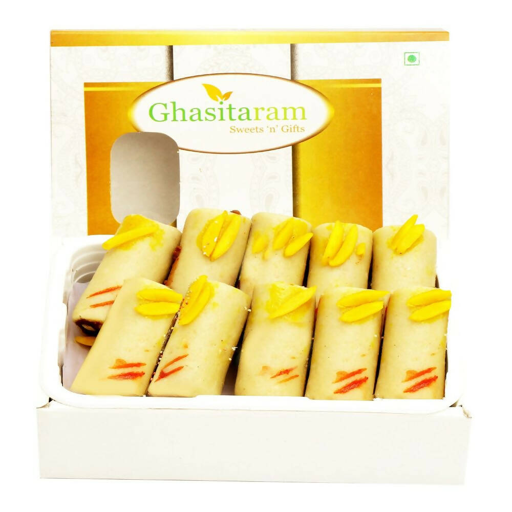 Ghasitaram Pure Kaju Rolls | Grocsy