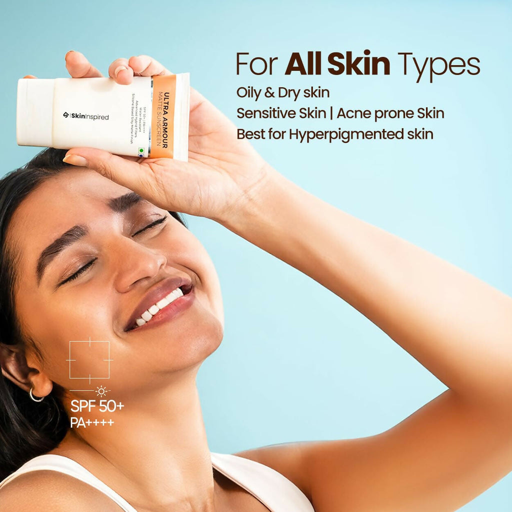 SkinInspired All Skin Ultra Armour Silicone Gel Sunscreen SPF 50+ PA++++ | Grocsy