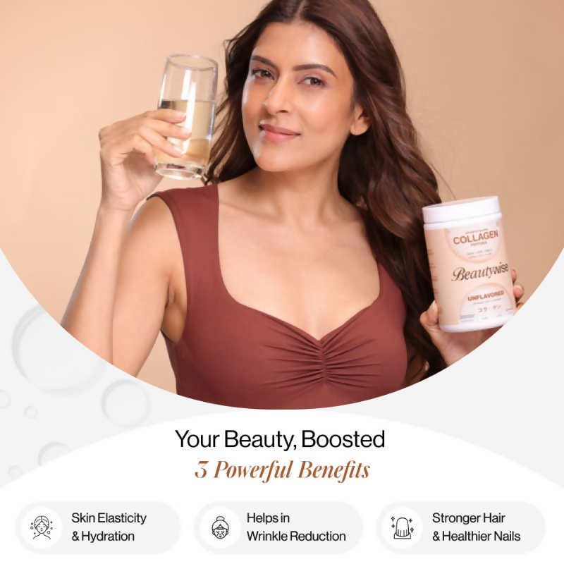 Beautywise Advanced Marine Collagen Peptides Powder - Unflavored | Grocsy