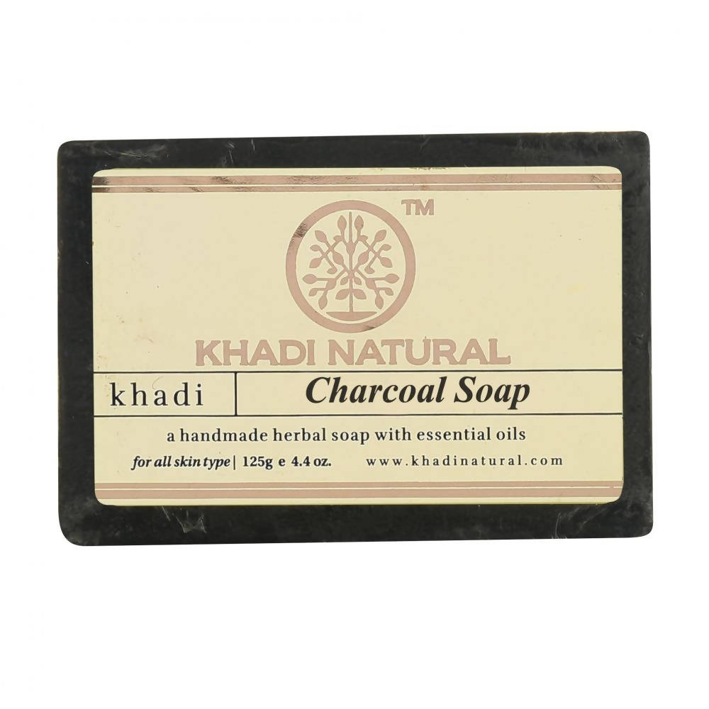 Khadi Natural Herbal Charcoal Soap | Grocsy
