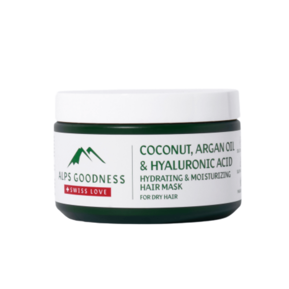 Alps Goodness Coconut Milk, Argan Oil and Hyaluronic Acid Hydrating and Nourishing Hair Mask | Grocsy