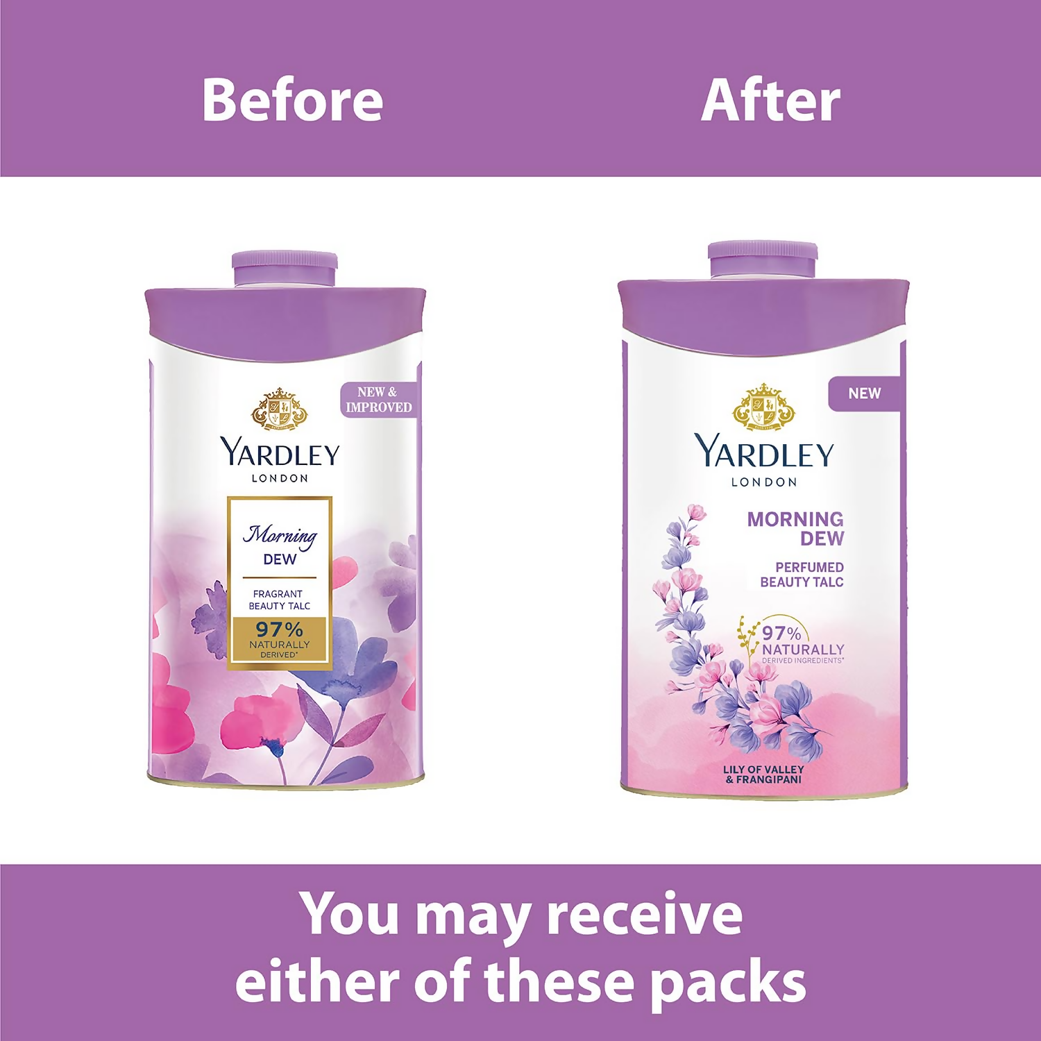 Yardley London Morning Dew Perfumed Talc For Women | Grocsy