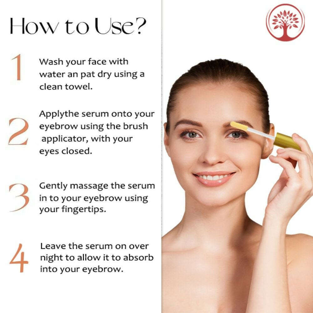 Ivory Natural Grey Eyebrow Serum - Rejuvenates, Nourishes, And Restores Natural Color Of Eyebrows | Grocsy