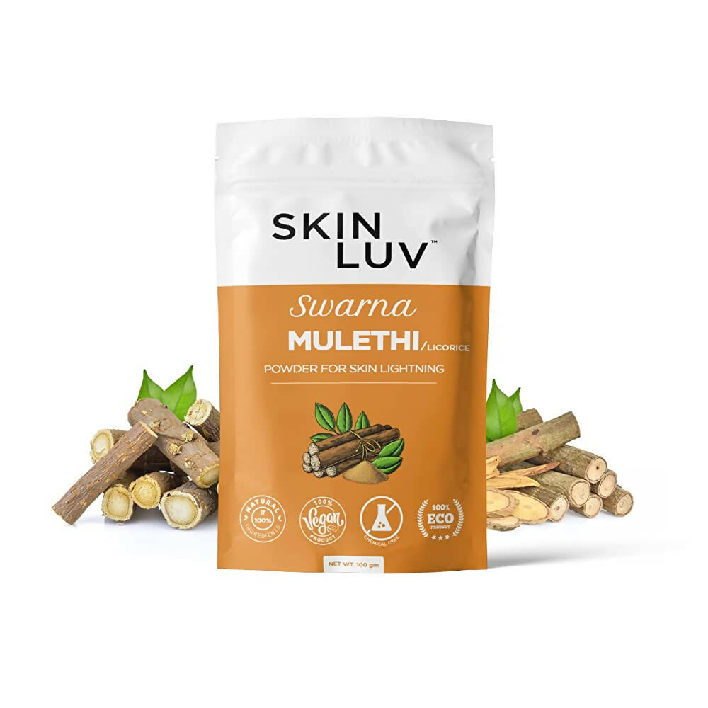 SkinLuv Swarna Mulethi / Licorice Powder For Skin Lightening | Grocsy