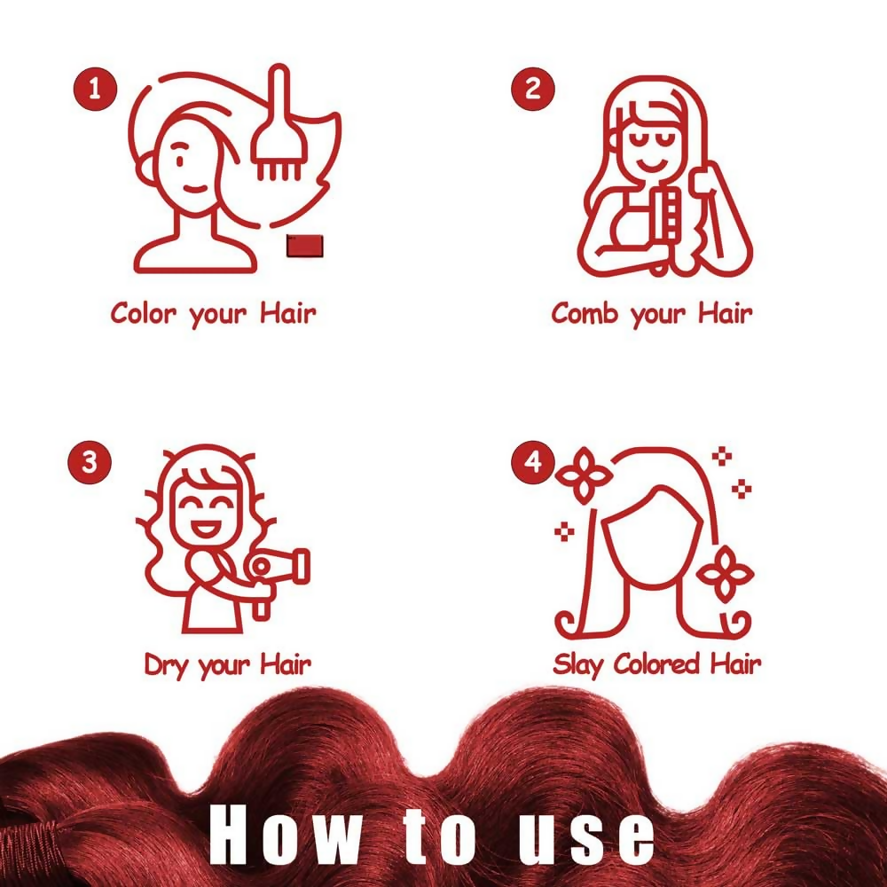 The Wellness Shop Red Temporary Hair Color | Grocsy