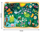 Webby Amazing Bugs Wooden Jigsaw Puzzle- 40 Pcs | Grocsy