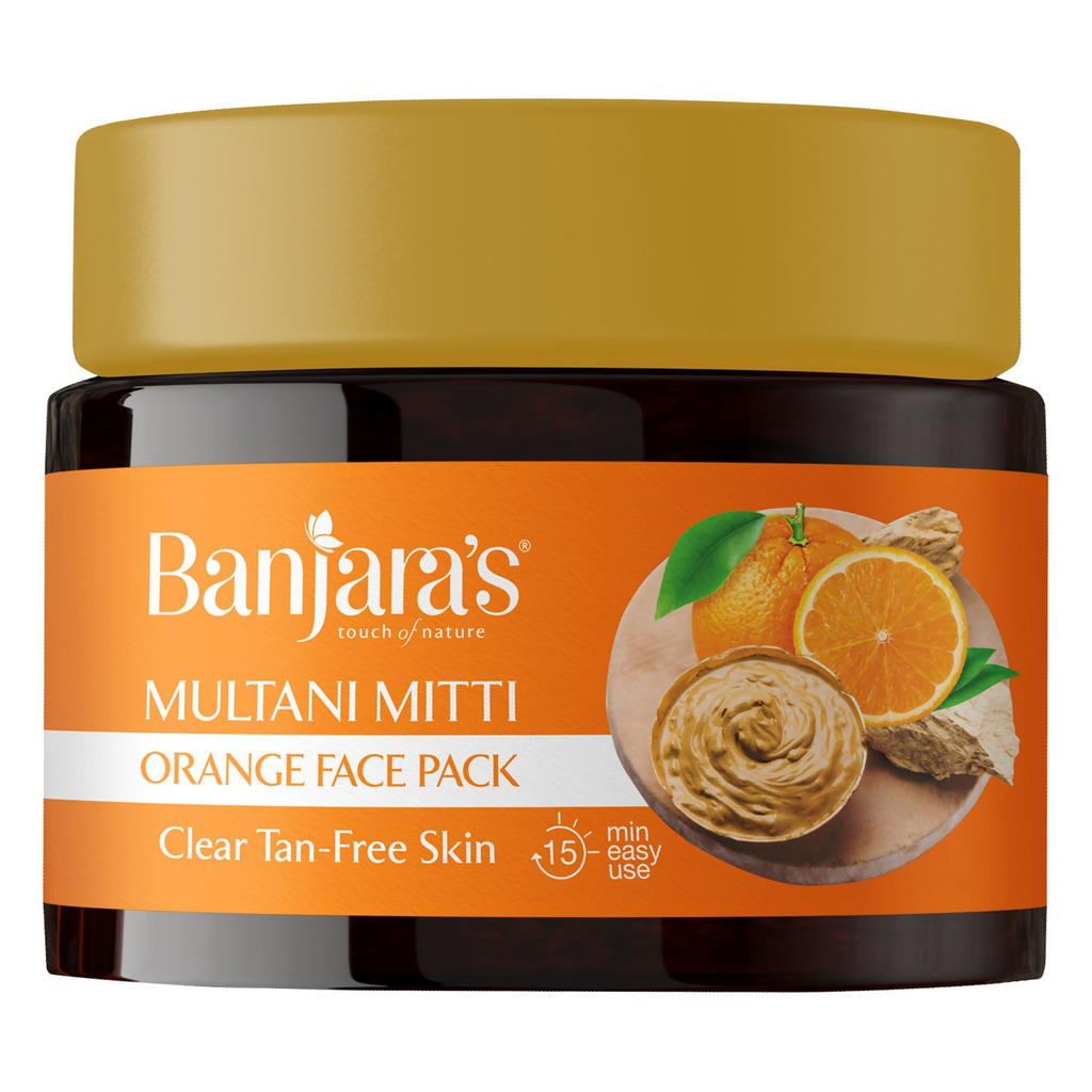 Banjara's Multani Mitti Orange Face Pack | Grocsy