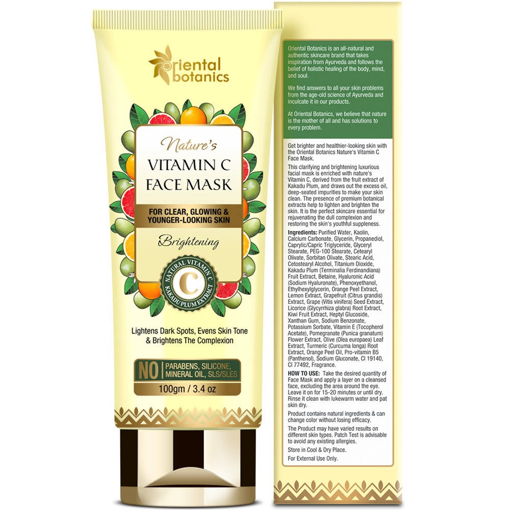 Oriental Botanics Nature?? Vitamin C Brightening Face Mask | Grocsy