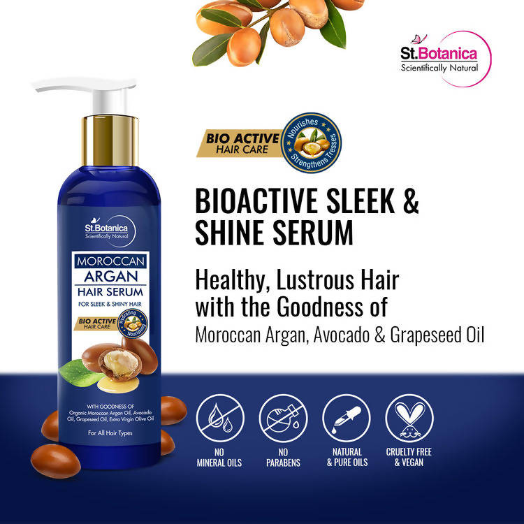 St.Botanica Moroccan Argan Hair Serum | Grocsy
