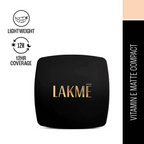 Lakme Forever Matte Compact, Smooth Finish - Coral | Grocsy