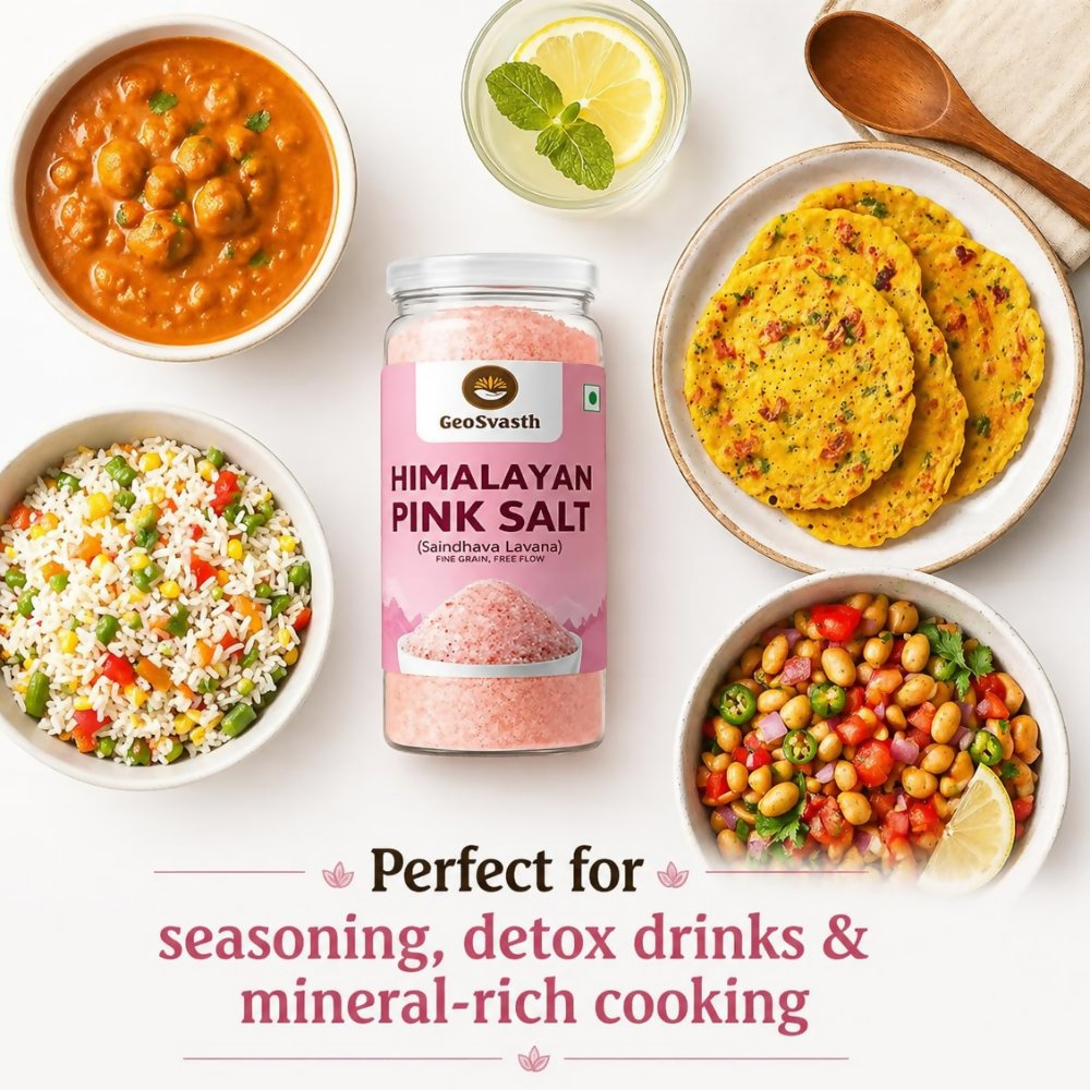 GeoSvasth Himalayan Pink Salt | Grocsy
