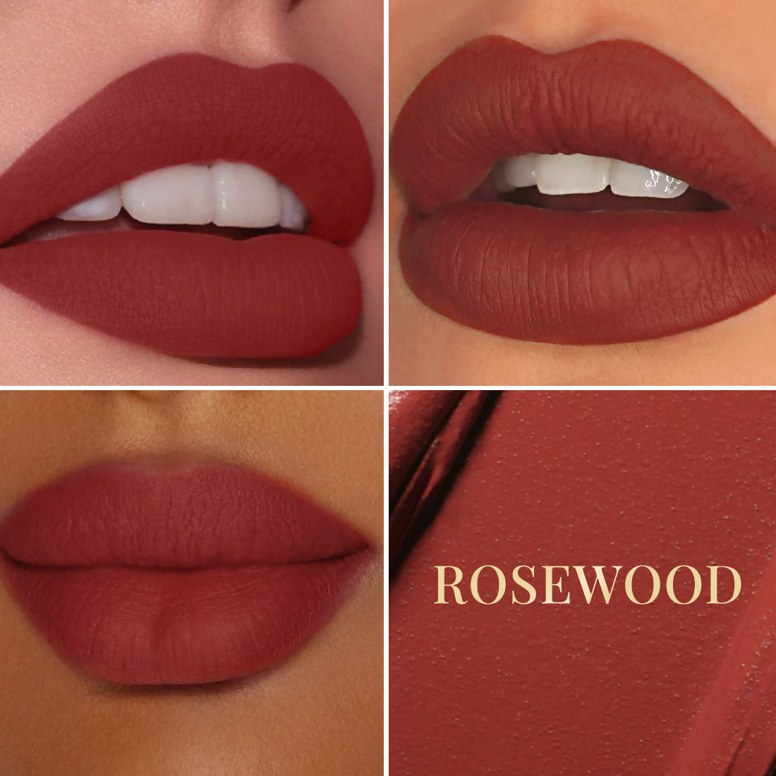 mCaffeine Shades Velvet Blur Matte Liquid Lipstick 12 Hrs Stay & Lightweight - Rosewood | Grocsy