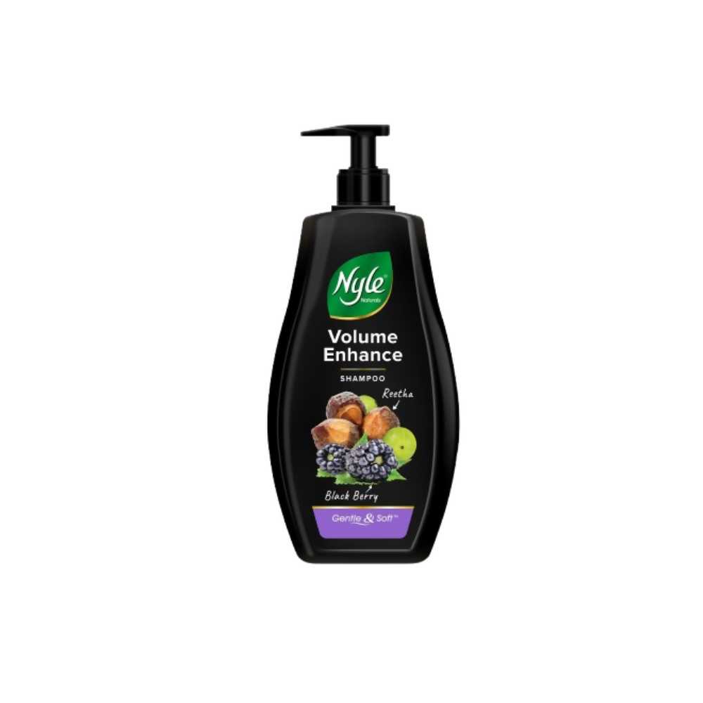 Nyle Naturals Volume Enhance Shampoo With Blackberry Reetha and Amla Gentle & Soft | Grocsy