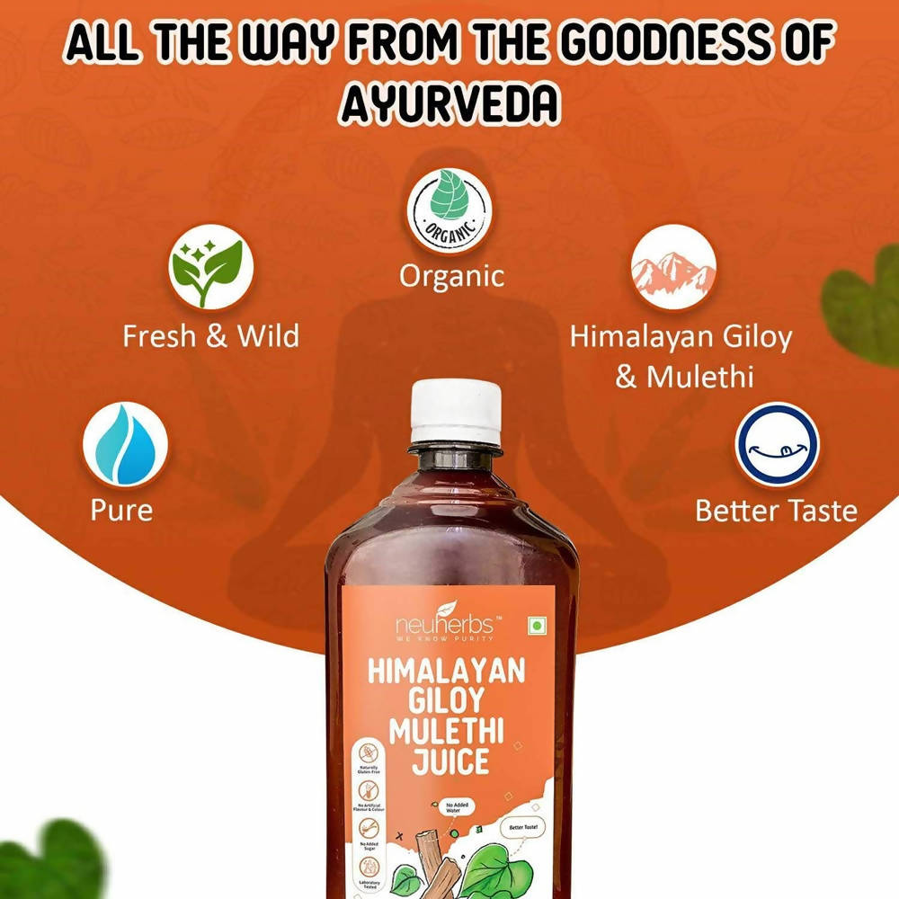 Neuherbs Himalayan Giloy Mulethi Juice | Grocsy
