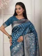 Shree Shyam Fashion Lichi Silk Light Pink Saree | Grocsy