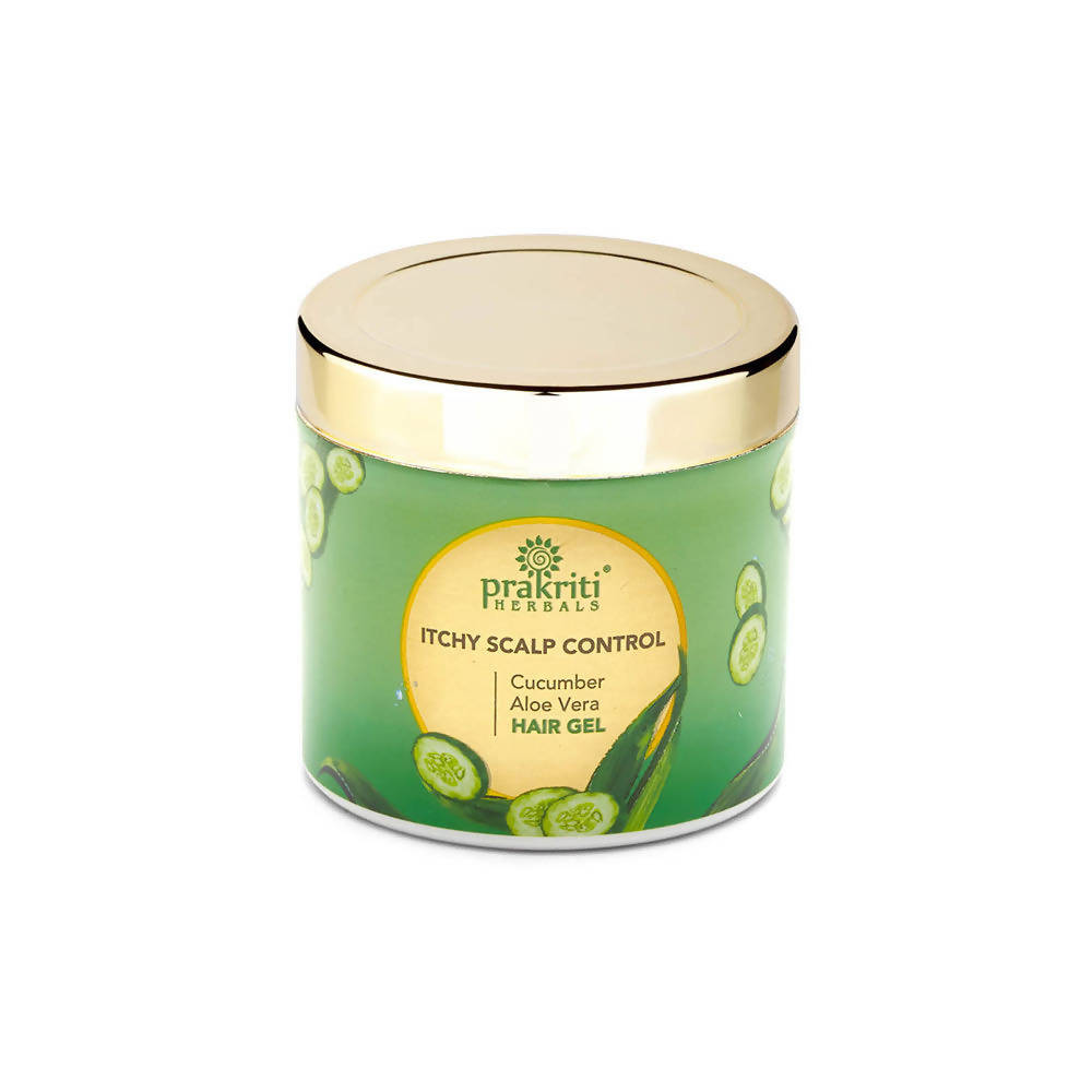 Prakriti Herbals Itchy Scalp Control Cucumber Aloe Vera Hair Gel | Grocsy