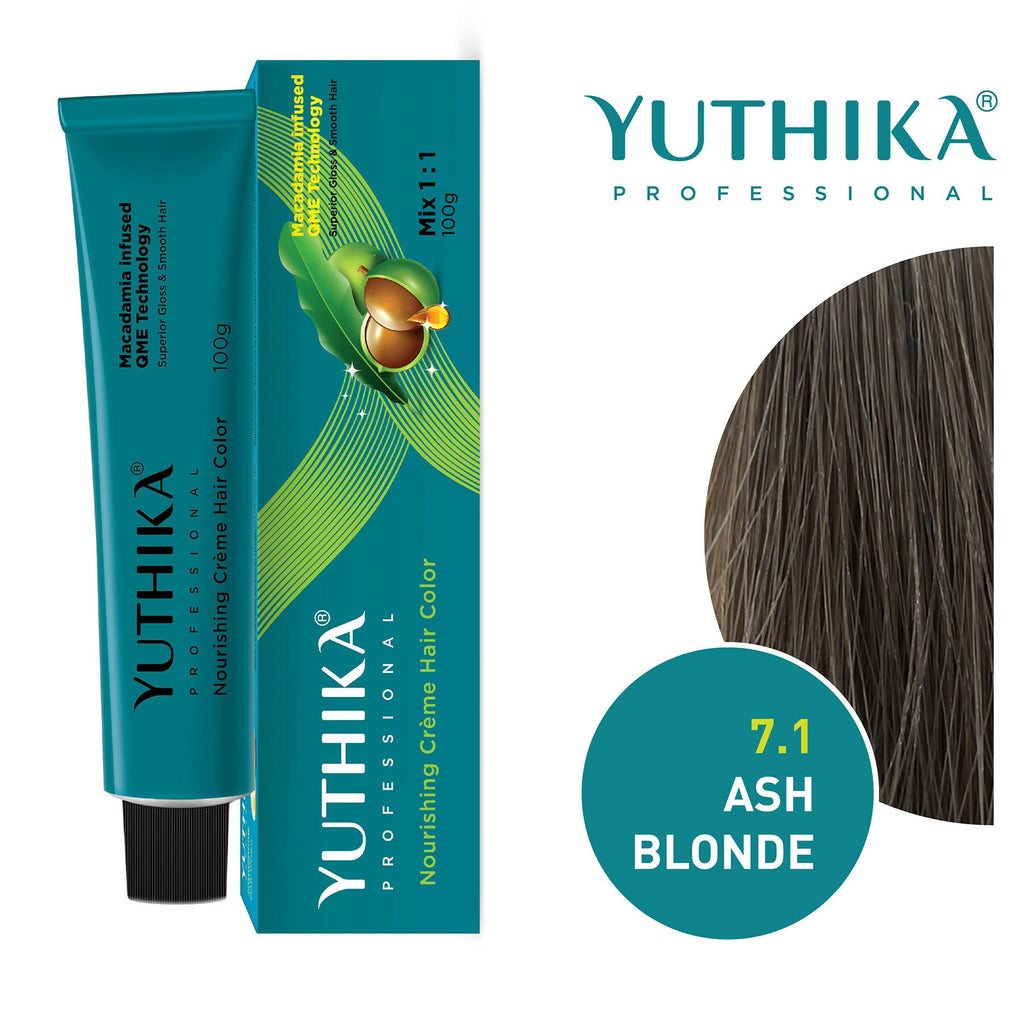 Yuthika Professional Creme Hair Colour -Ash Blonde | Grocsy