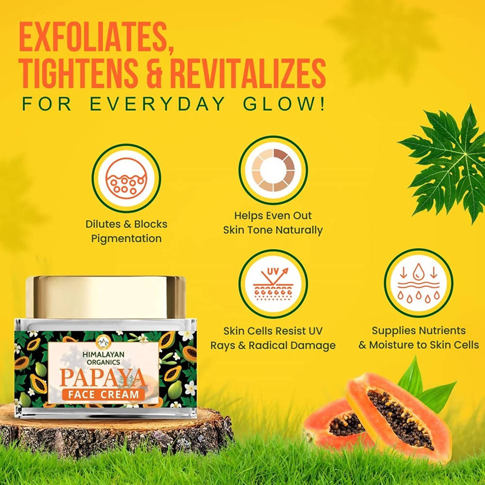 Himalayan Organics Papaya Face Cream | Grocsy