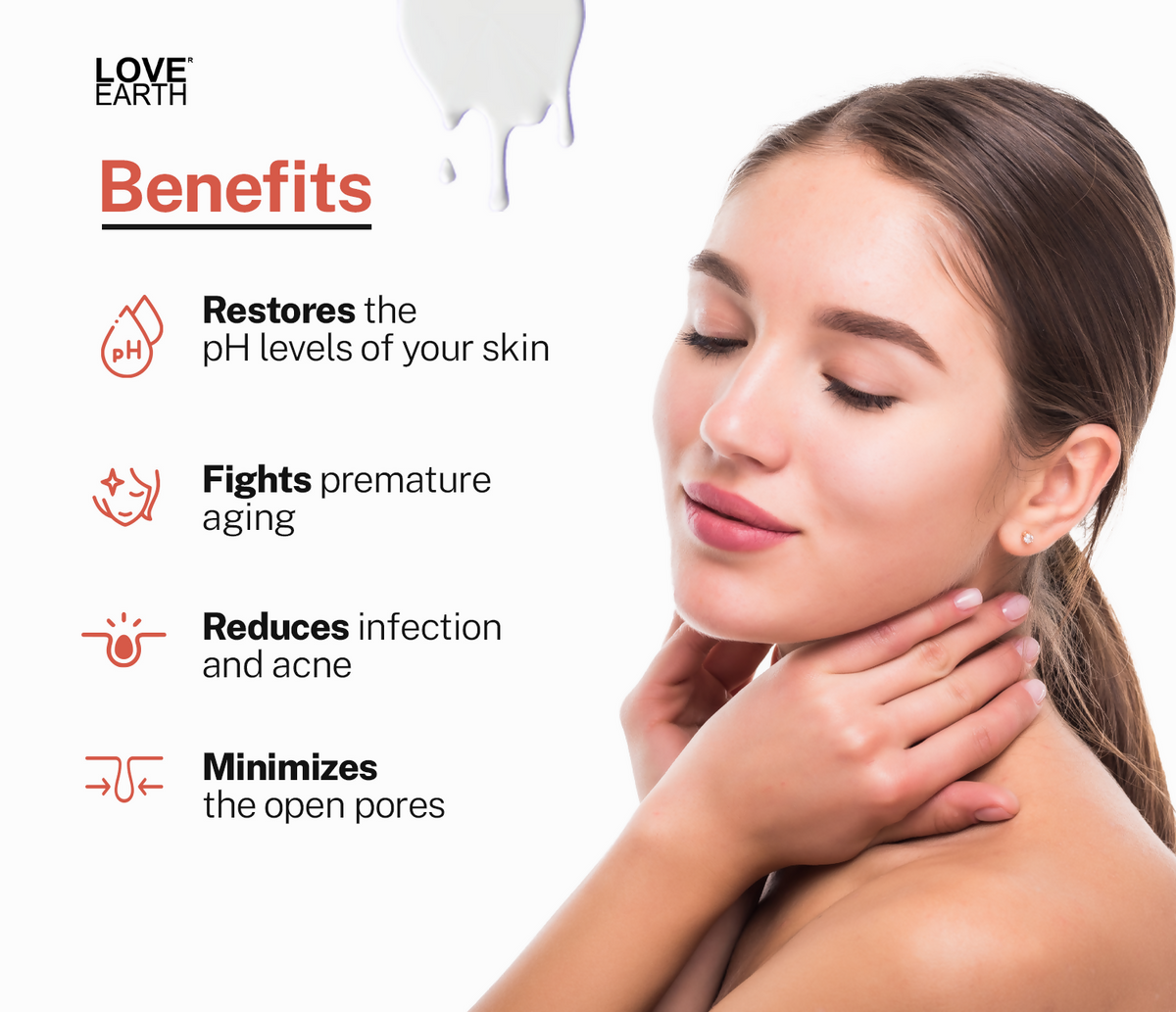 Love Earth Anti Acne Face Serum | Grocsy