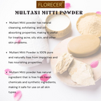 Florecer Multani Mitti Powder For Face Pack | Grocsy