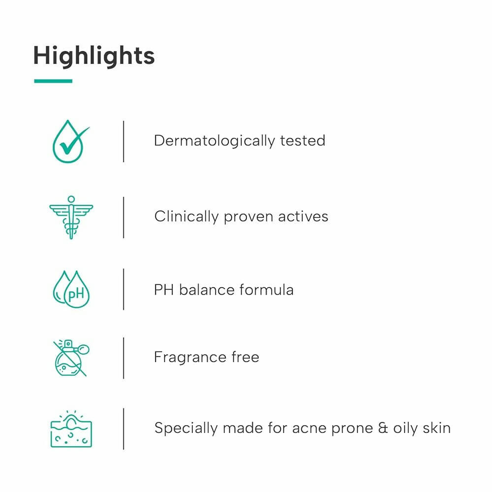 Dermatouch Salicylic Acid 2% Face Wash | Grocsy