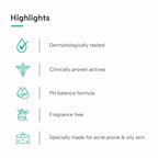 Dermatouch Salicylic Acid 2% Face Wash | Grocsy